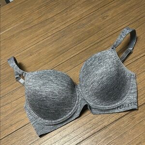 Nautica Women's Heather Gray Bra